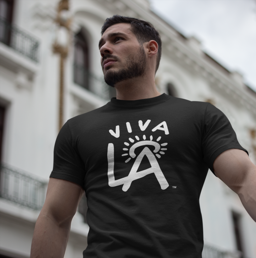 Viva LA™ Logo Tee (Black/White)