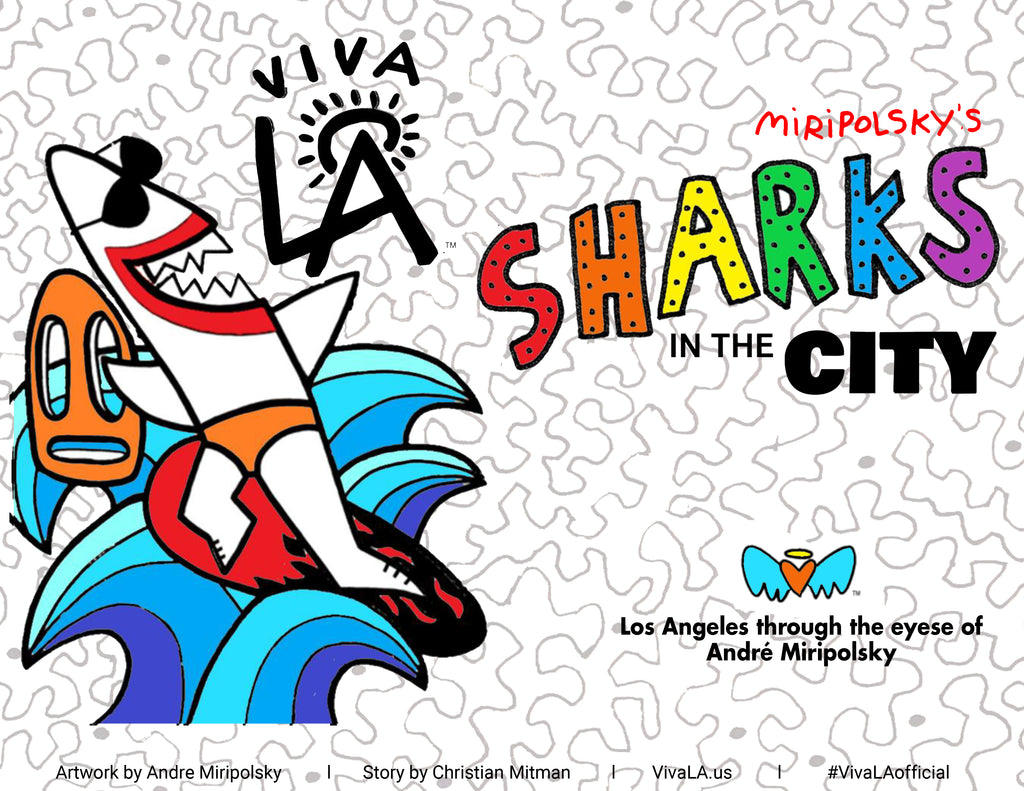 Sharks in the City Color-Me Storybook!