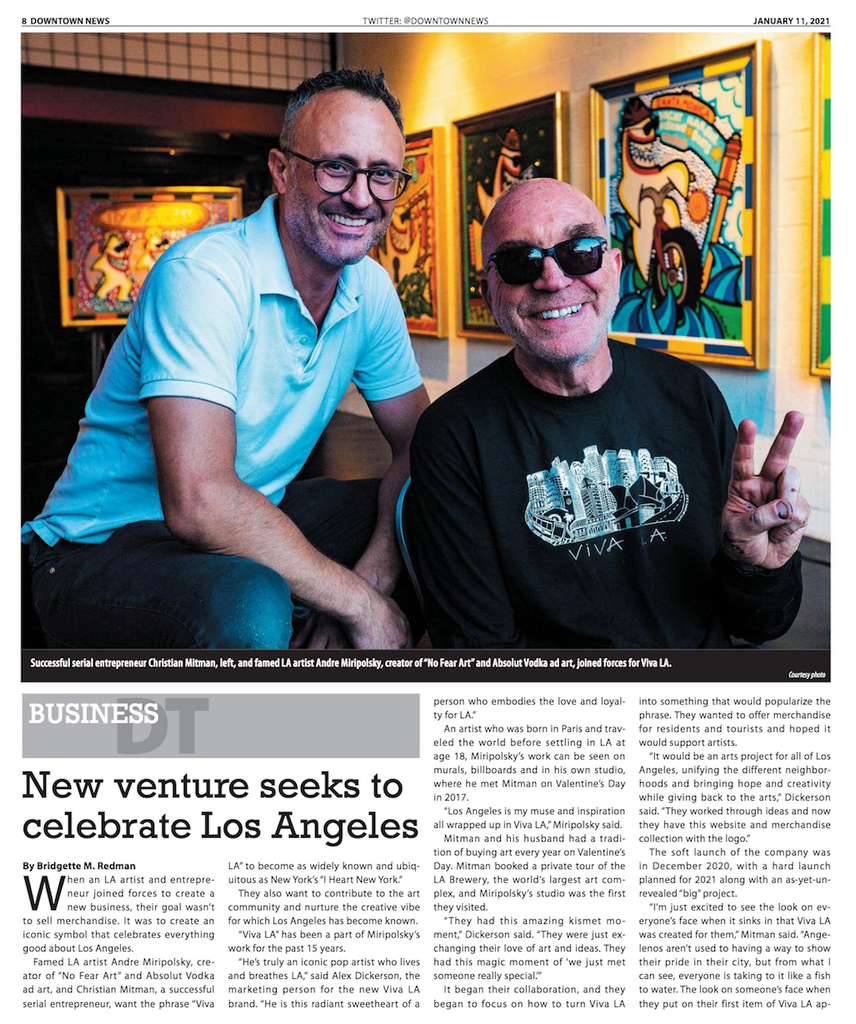 Viva LA in the News!    LA Downtown News Feature